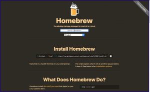 Install Homebrew on macOS