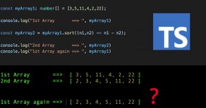 First steps in Typescript Array Sorting