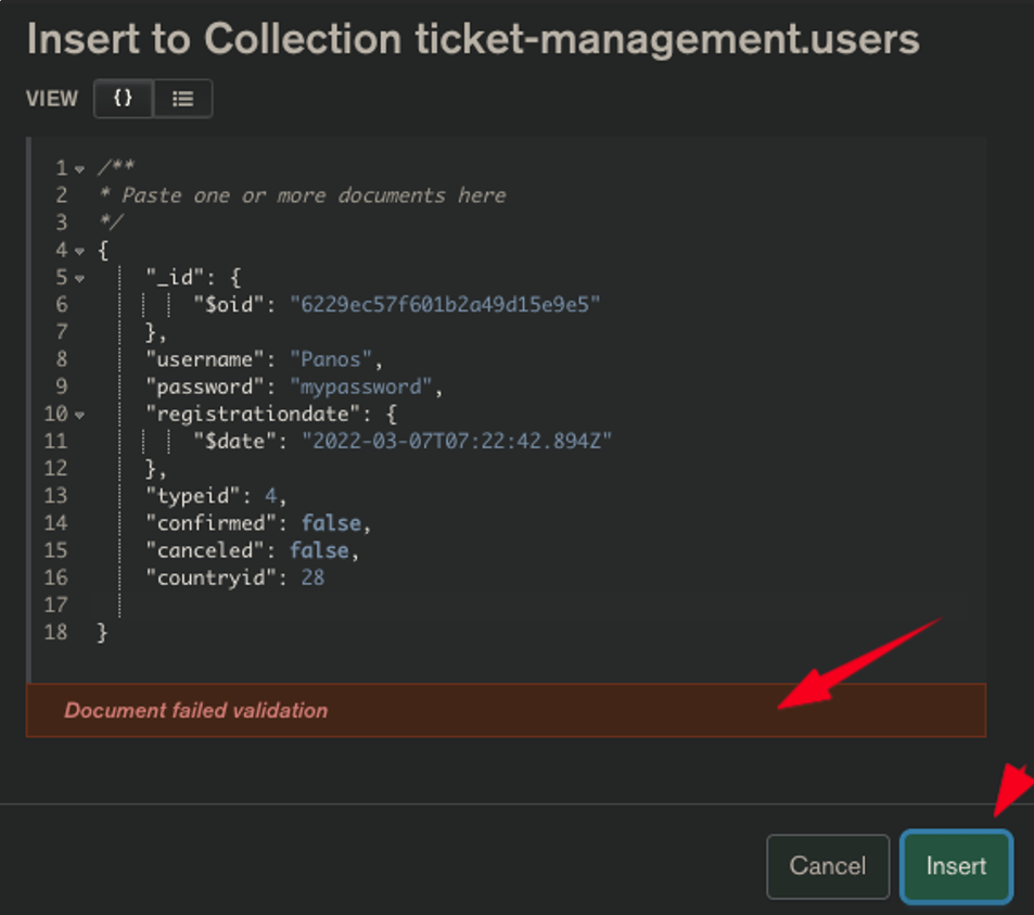 MongoDB schema validation rules – DevXperiences