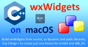 wxWidgets with Clang++ on macOS